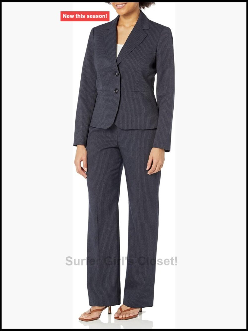 Women's 2pc Blazer & Pant Set Office Wear Suit